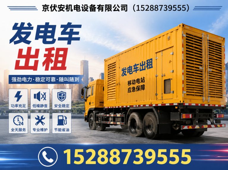 襄阳静音发电车租赁展示图